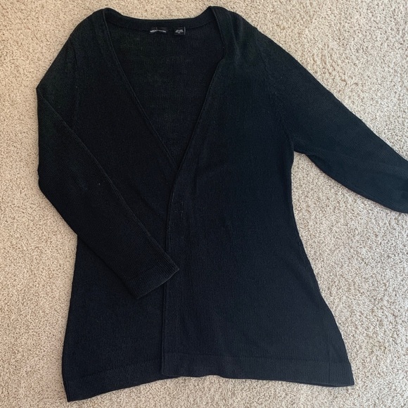 Black open front cardigan - Picture 1 of 1